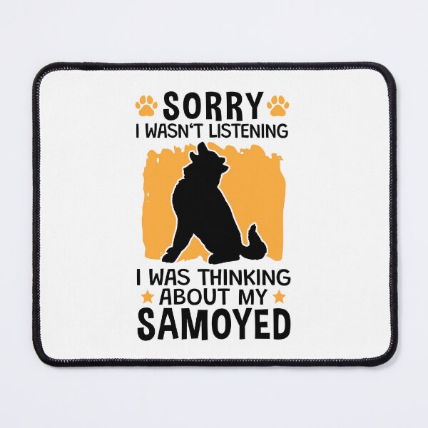 Item preview, Thought of Samoyed Nordic sled dog designed and sold by madgrfx.