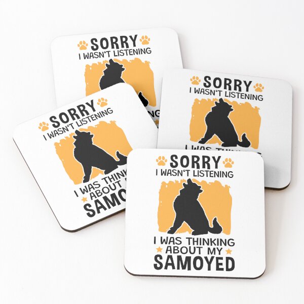 Item preview, Thought of Samoyed Nordic sled dog designed and sold by madgrfx.