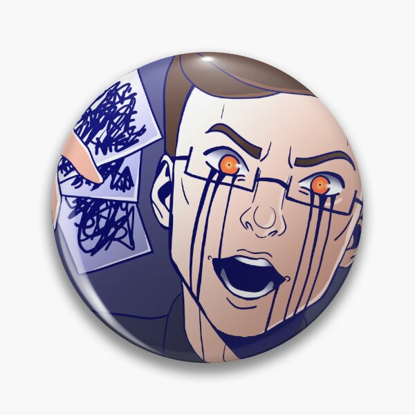 Item preview, Insane Orange-Eyed Logan (Sanders Sides) designed and sold by Rosalynd Byass.
