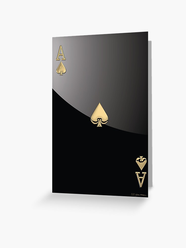 ace of diamonds  Black gold, Ace card, Iphone wallpaper