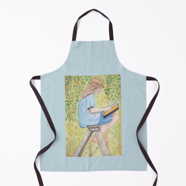 Item preview, Girl reading in the woods designed and sold by altairaleon.