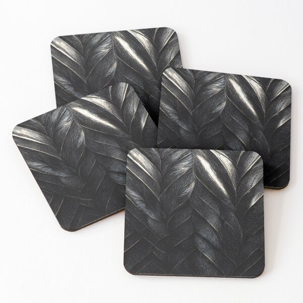 Item preview, Black Metal Pattern Smooth Gothic Metallic Texture designed and sold by MythicPrompts.
