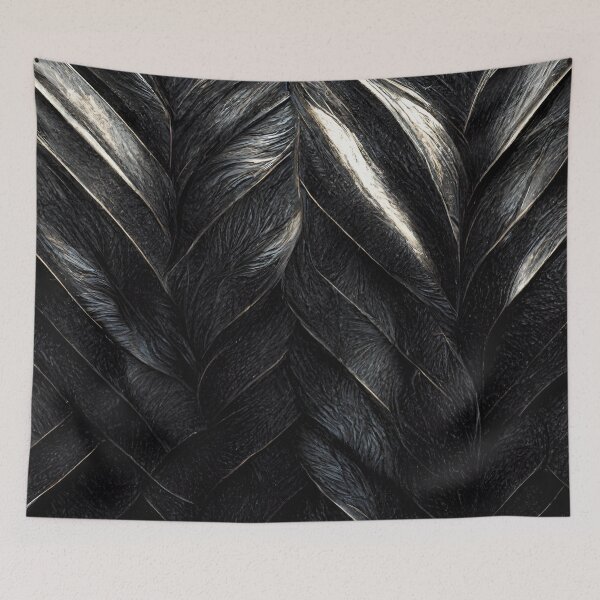Item preview, Black Metal Pattern Smooth Gothic Metallic Texture designed and sold by MythicPrompts.