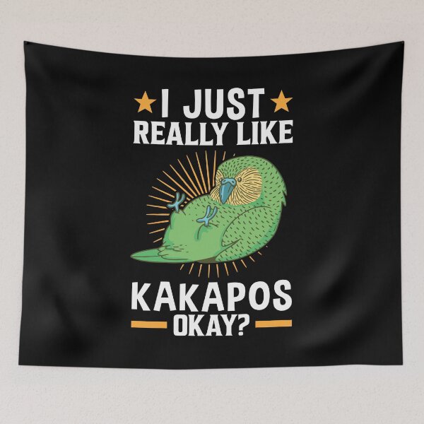 Item preview, I just like Kakapo flightless parrot designed and sold by madgrfx.