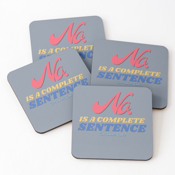 Item preview, No, is a Complete Sentence - Slate Gray designed and sold by TheReporter1.