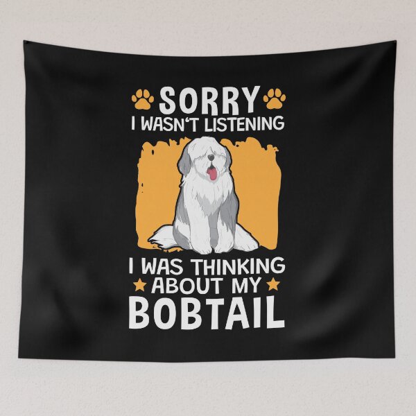 Item preview, Thought of Bobtail Old English Sheepdog designed and sold by madgrfx.