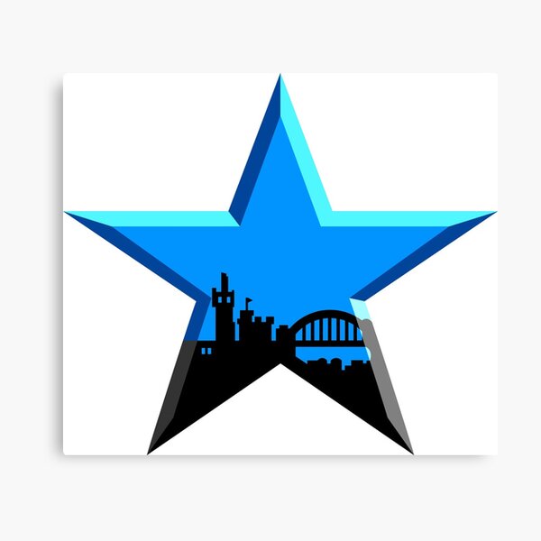 Geordie Star Canvas Print