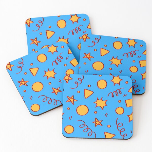 Item preview, Retro Pop Party Pattern designed and sold by Justice Dunne.