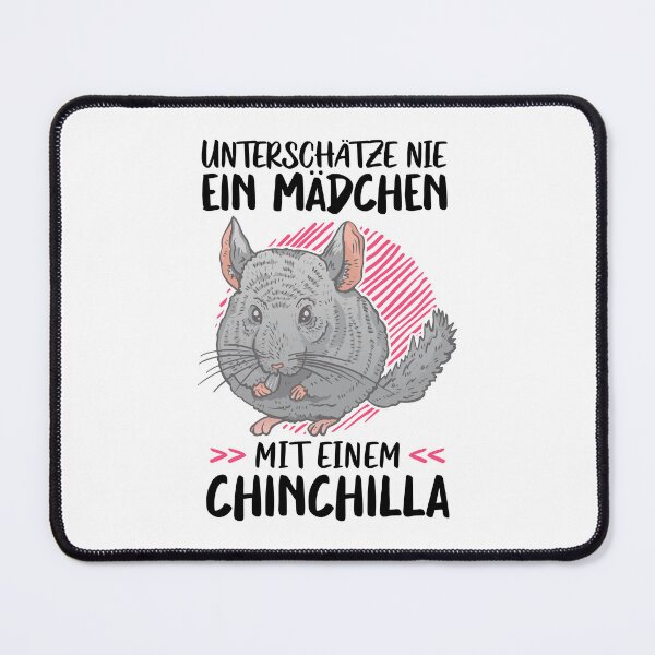Item preview, Girl with chinchilla dust mouse rodent designed and sold by madgrfx.