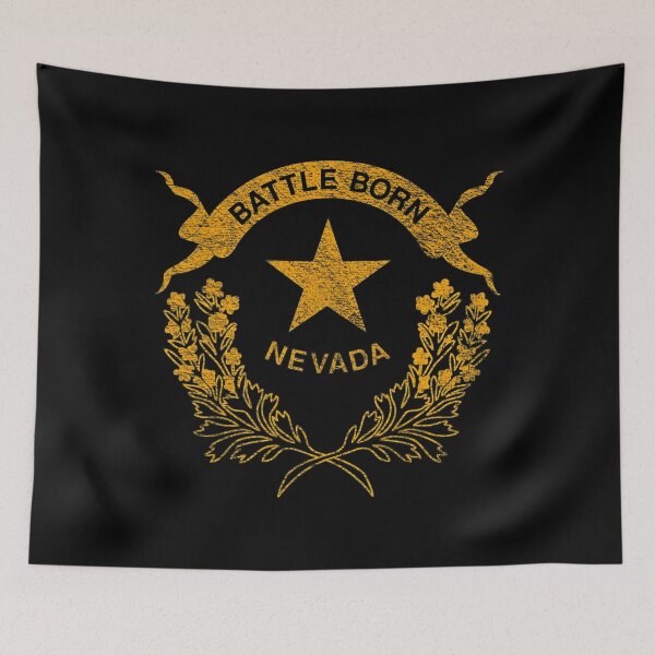 Item preview, STATE OF NEVADA FLAG -- LAS VEGAS RENO LAKE TAHOE CARSON designed and sold by unhappyshout692.