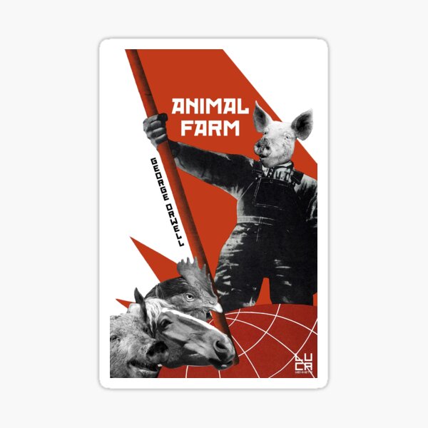 Vista previa del artículo con la obra «Animal Farm», diseñado y vendido por lucamendieta.