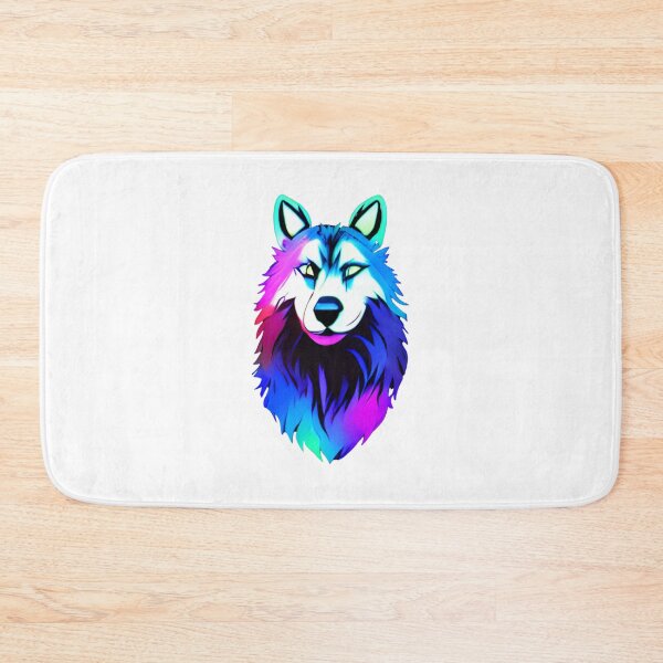 Item preview, Colorful wolf Art work  designed and sold by ralick.