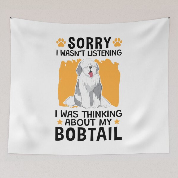 Item preview, Thought of Bobtail Old English Sheepdog designed and sold by madgrfx.