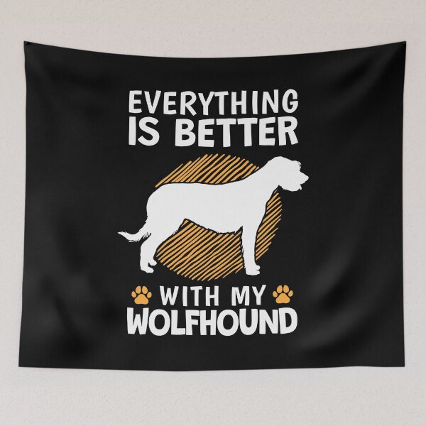 Item preview, All better with Irish Wolfhound Wolfhound designed and sold by madgrfx.