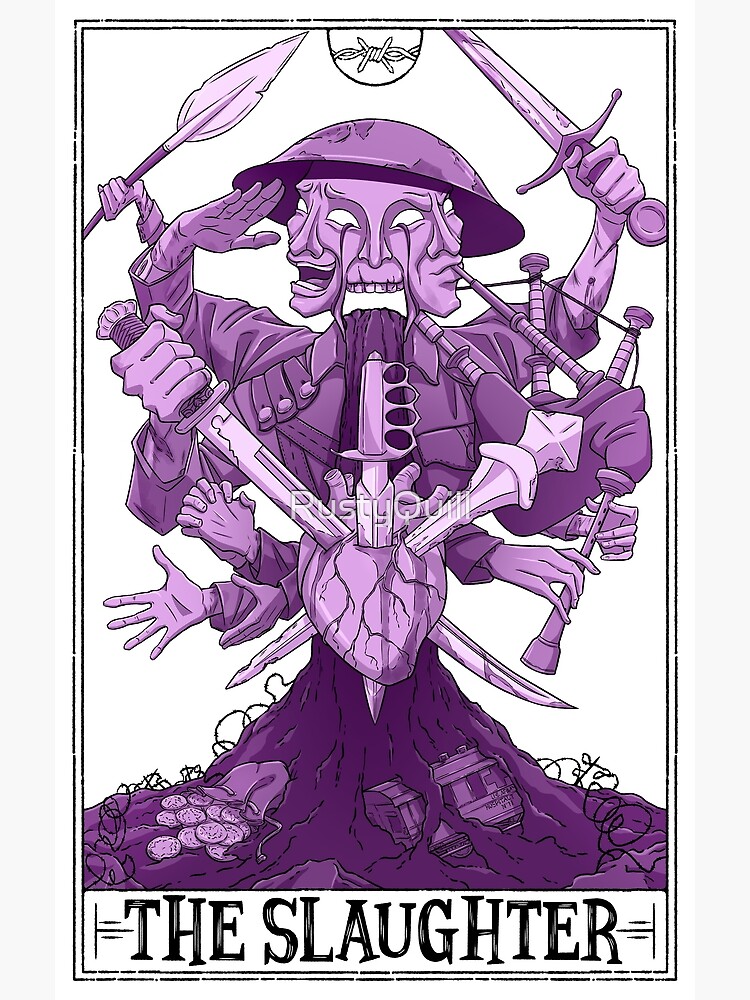 "The Slaughter "Tarotesque" (Light)" Poster for Sale by RustyQuill