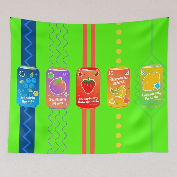 Item preview, Retro Soda Cans designed and sold by tmdaliggr.
