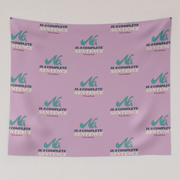 Item preview, No, is a Complete Sentence - Lilac designed and sold by TheReporter1.