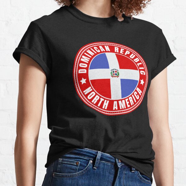 Dominican American Flag Women's T-Shirts & Tops for Sale