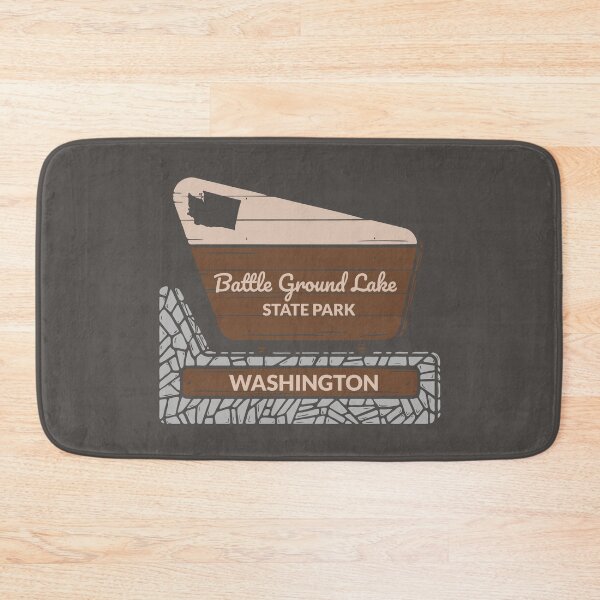 Item preview, Battle Ground Lake State Park Washington Entrance Welcome Sign WA designed and sold by palmettodigital.