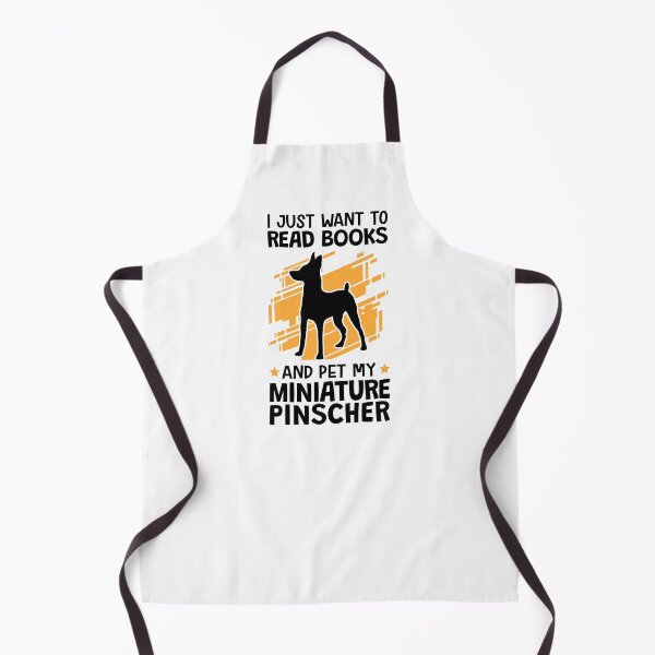 Aperçu de l'œuvre Pinscher nain caresser et lire Pinscher créée et vendue par madgrfx.