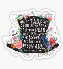 Mad Hatter Sticker