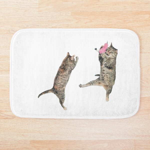 Item preview, Diseño divertido de gatos jugando o peleando designed and sold by Thonja.