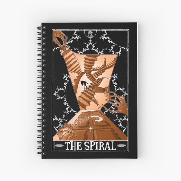 The Spiral "Tarotesque" - (Dark) Spiral Notebook