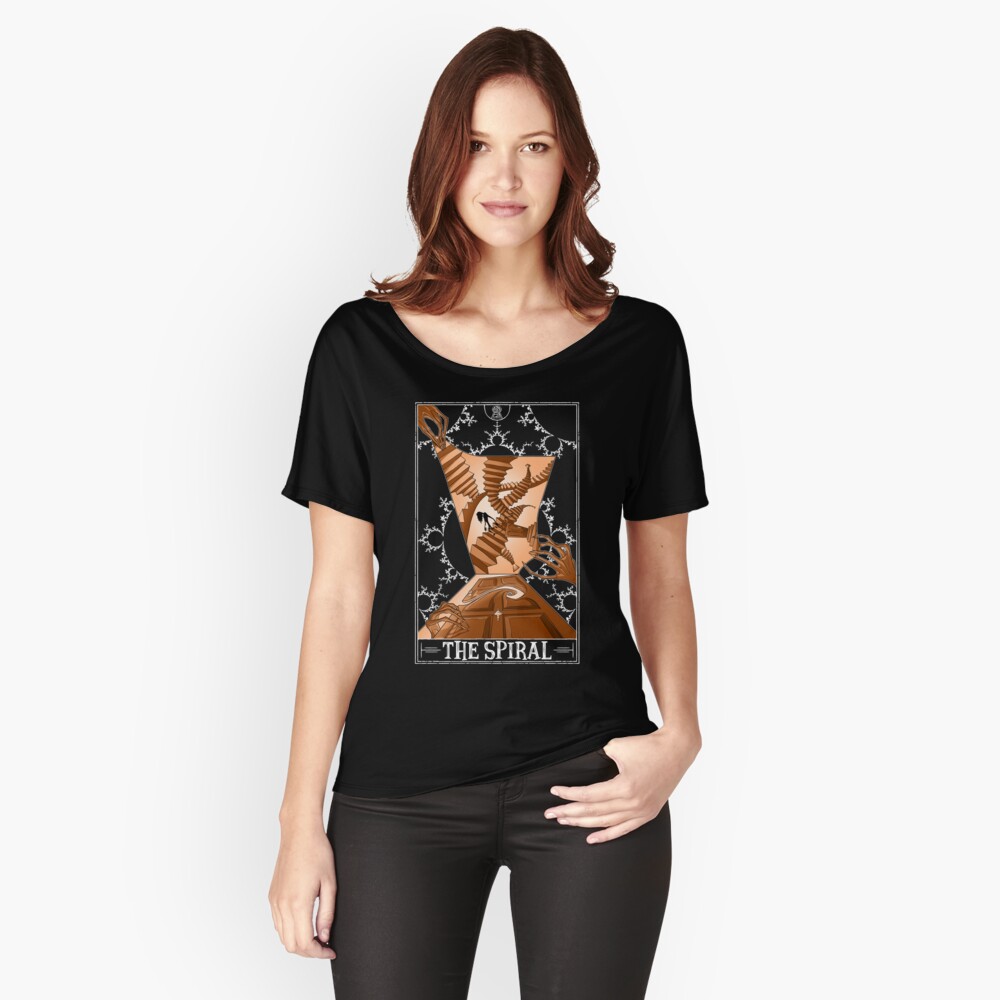 Vista previa del artículo con la obra «Camiseta ancha», diseñado y vendido por RustyQuill.