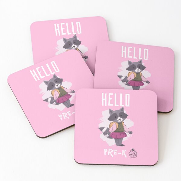 Item preview, Back to School Pre-Kindergarden pink lemur designed and sold by Rodayna Elnaggar.