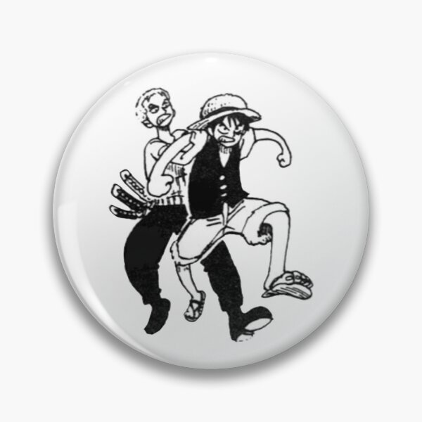 Item preview, Zoro & Luffy | funny scene One Piece designed and sold by Ghosty-R.