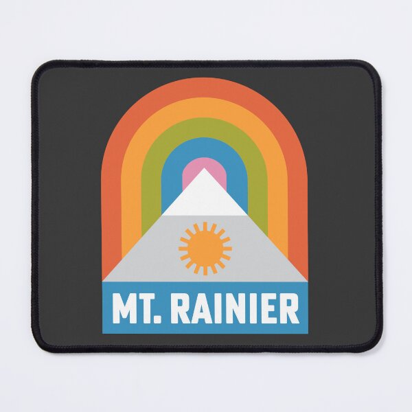 Item preview, Mt Rainier National Park Washington Rainbow Badge designed and sold by yelly123.