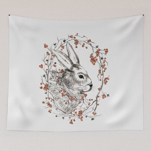 Item preview, Engraved rabbit designed and sold by CarolinaBurgosA.