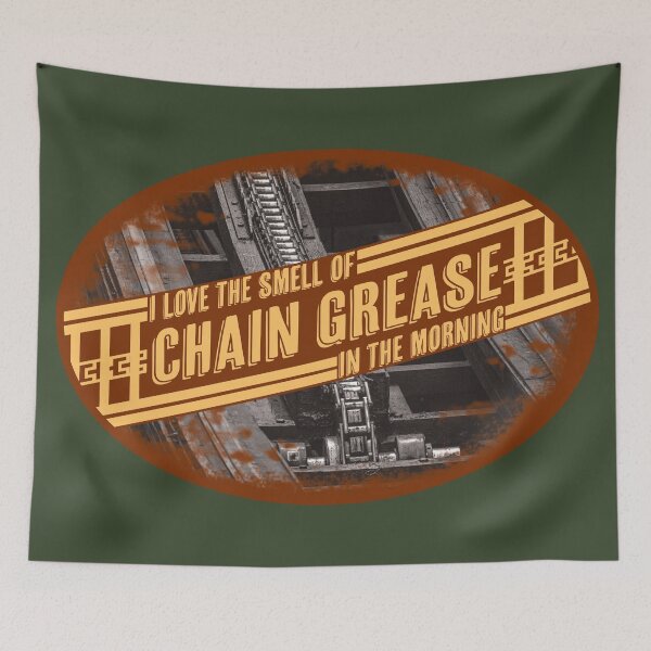 Item preview, I Love the Smell of Chain Grease in the Morning designed and sold by Thrilltography.