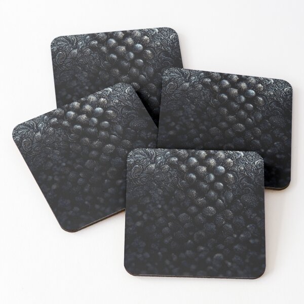 Item preview, Black Metallic Pattern Dark Metal Texture designed and sold by MythicPrompts.