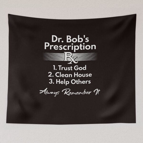 Item preview, AA NA Recovery Sobriety, Alcoholics Anonymous - Dr Bob's Prescription designed and sold by SoberJen.