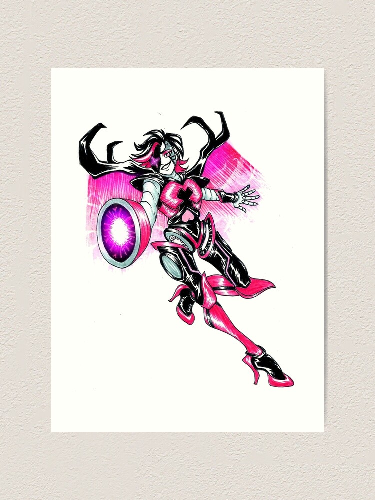 Mettaton Neo Art Print By Valentinasworks Redbubble