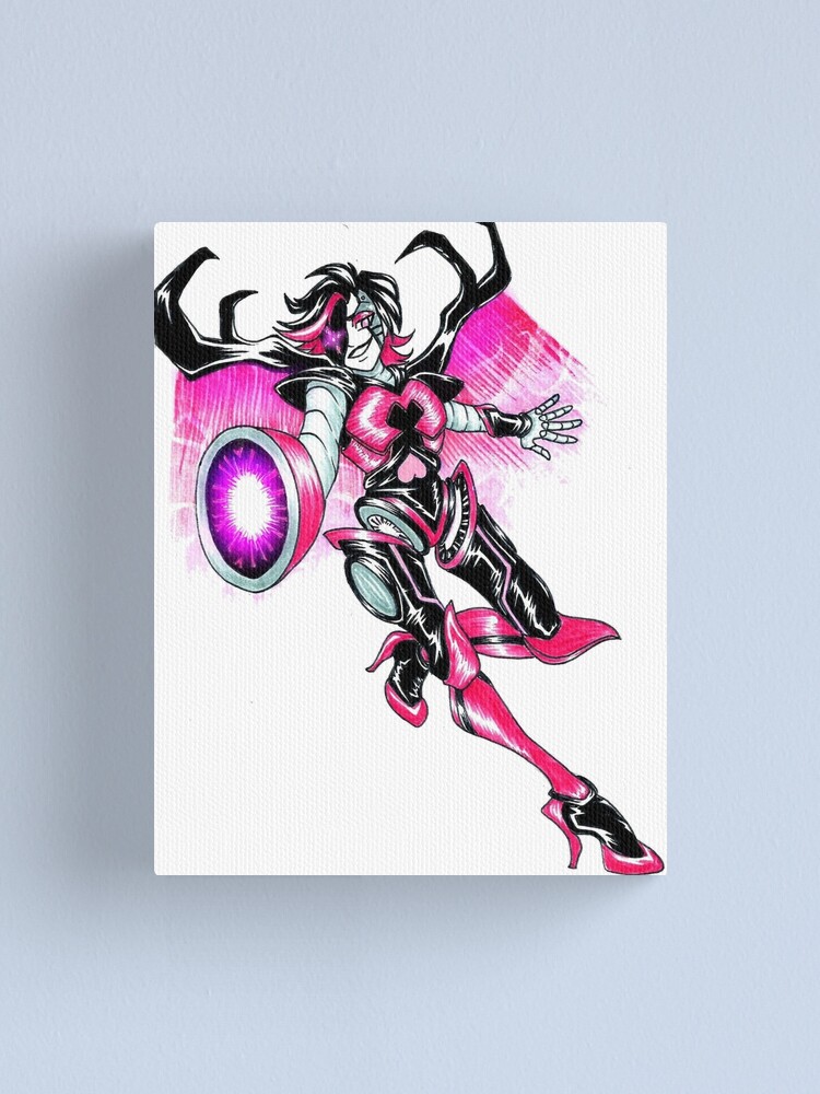 Mettaton Neo Canvas Print By Valentinasworks Redbubble