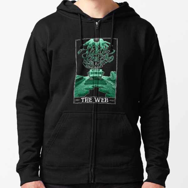 The Web "Tarotesque" - (Dark) Zipped Hoodie