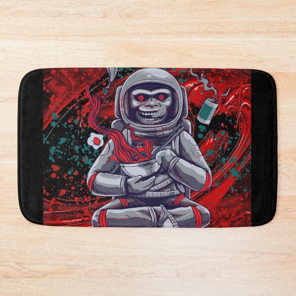 Item preview, Astronaut Monkey Eating Pho designed and sold by CrossThunder.