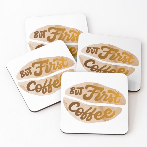 Item preview, But first Coffee | Coffee obsessed  designed and sold by Yellow Coffee.