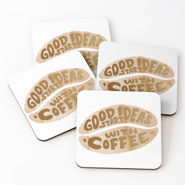 Item preview, Good ideas start with Coffee | Coffee obsessed  designed and sold by Yellow Coffee.