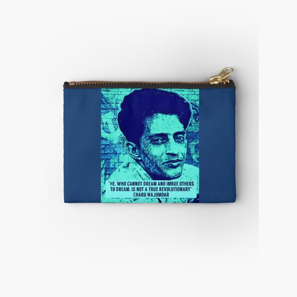 Item preview, Charu Majumdar Naxalite Revolutionary Quote in Blue designed and sold by Tony Cisse.