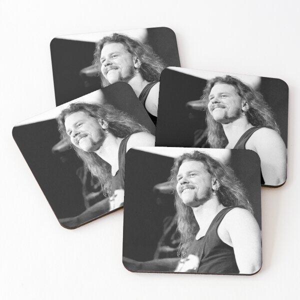 Item preview, James Hetfield - BW Photograph designed and sold by ConcertImages.