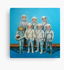1959: Astronaut Frosches Weltraumrennen Leinwanddruck