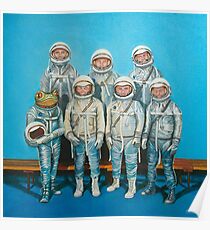 1959: Astronaut Frog's Space Race Poster