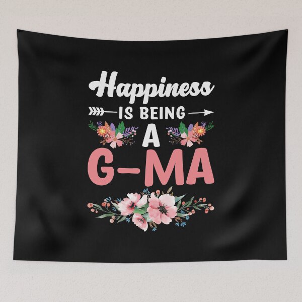 Item preview, Happiness Is Being A G-Ma Floral Mothers Day Best Mom Ever designed and sold by haselshirt.