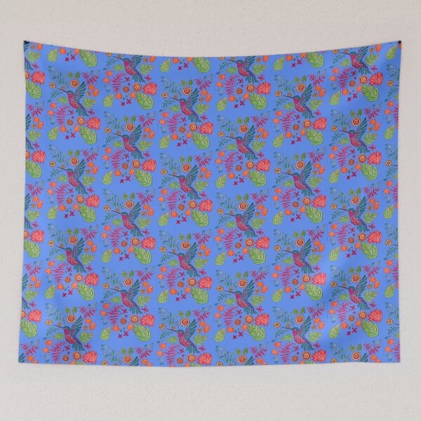 Item preview, Saphire blue hummingbird designed and sold by Fawnandfurrow.