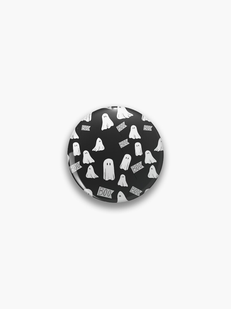 Thumbnail 1 of 3, Pin, BW Ghost Pattern designed and sold by princesssomo21.