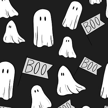 Artwork thumbnail, BW Ghost Pattern  by princesssomo21