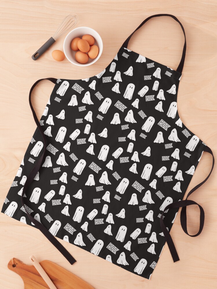 Thumbnail 1 of 6, Apron, BW Ghost Pattern designed and sold by princesssomo21.